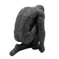 thumbnail image 3 of Sagebrook Home 15919 Figurine Homme Agenouillée en Résine de 16 Po&44; Noir, 3 of 6