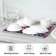 thumbnail image 7 of Yayeee Dish Drying Mat for Kitchen Counter 18"x24" Microfiber Absorbent Pad, Geometric Eagle, 7 of 7