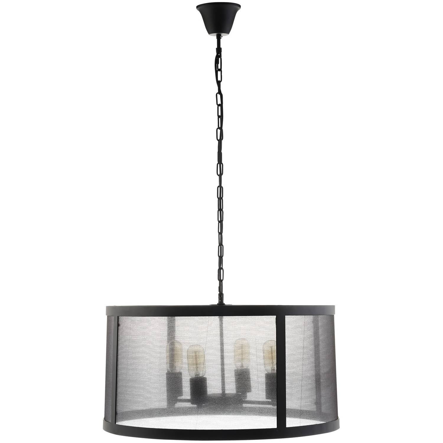 Modway Frost Pendant Chandelier with Adjustable Chain in Black