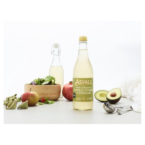Aspall Raw Organic Apple Cyder Vinegar 500ml, British Import (Pack of 2)