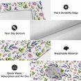 thumbnail image 6 of Pink Purple Leaves Outdoor Rug for Patio/Deck/Porch, Non-Slip Large Area Rug 3 x 5 Ft, Pastoral Botanical Wildflowers Floral Indoor Outdoor Rugs Washable Area Rugs, Camping Rug Carpet Runner, 6 of 8