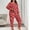 Red, variant on HOMBOM Christmas Pajamas for Women 2 Piece Set Sleepwear Plus Size Comfy Festive Ladies Lounge Sets Long Sleeve Sets