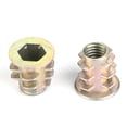 thumbnail image 4 of M4 Insert,50pcs M4 M5 Zinc Alloy Inside Hex Socket Insert Nuts for Wood Furniture M4x8, 4 of 8
