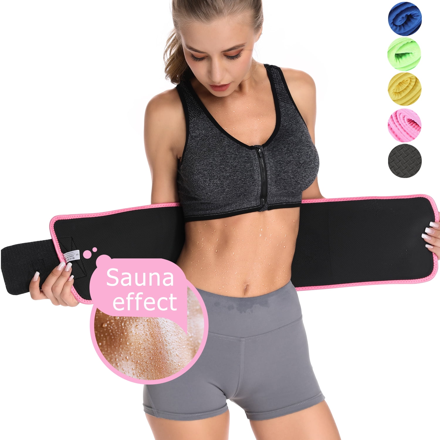 Thermo Sweat Body Shaper Slimming Waist Trainer Cincher Yoga Gym Top Vest Hot UK