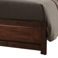 thumbnail image 2 of Raised Panel Design Wooden Eastern King Bed with Sleek Legs Walnut Brown - Saltoro Sherpi, 2 of 4