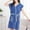 Dark Blue, variant on Dzwdwz Fleece Robes for Women Sleeveless Plush Lace-up Front Cotton Long Bathrobe Warm Homewear Absorbent Quick-Drying Robe Sleepwear with Pockets - Dark Blue