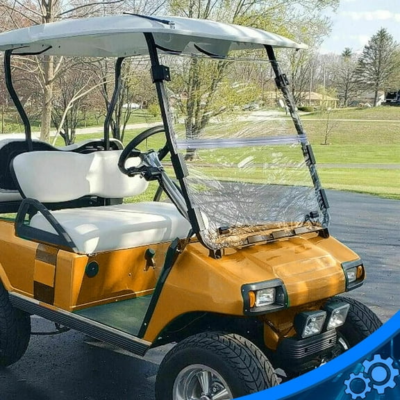 For Club Car DS Clear Windshield 2000.5 -UP New Golf Cart Folding Polycarbonate