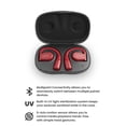 thumbnail image 5 of Cleer ARC II Sport Open Ear Headphones, True Wireless Ear Buds with Dual Mic, Sweat Resistant, Multi-Point Connect, 35 Hrs Playtime, Secure Fit, Bluetooth 5.3 Earbuds with Ear Hooks, Preset EQs, Red, 5 of 5