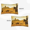 thumbnail image 2 of Daiia Western Cowboy Ranch Bedding Waterproof Pillow Protector Zippered Queen – Bed Bug Proof Pillow Encasement-16"x24", 2 of 6