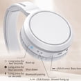 thumbnail image 4 of Auriculares Inalámbricos de Diadema con Micrófono/Bluetooth, Aislamiento de Sonido, 29h de Reproducción, Carga Rápida/Cascos Inalámbricos Philips H5205BK/00 Philips H5205, 4 of 7