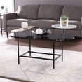 thumbnail image 2 of SEI Furniture Arcklid Metal-Faux Marble Cocktail Table in Black, 2 of 3