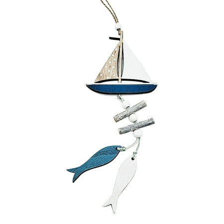 

Catinbow Ocean Wind Crafts Small Fish Boat Innovative Accessory Pendant