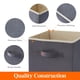 thumbnail image 3 of Cubos de almacenamiento Lifewit, 12 paquetes de 28 x 28 x 28 cm, tela gris, 3 of 7