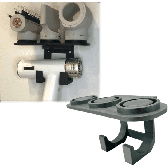 Wall Mount Storage Box Compatible with Shark SpeedStyle/Pro Flex, Suitable for HD331/HD332 Hair Dryer Accessory Holder