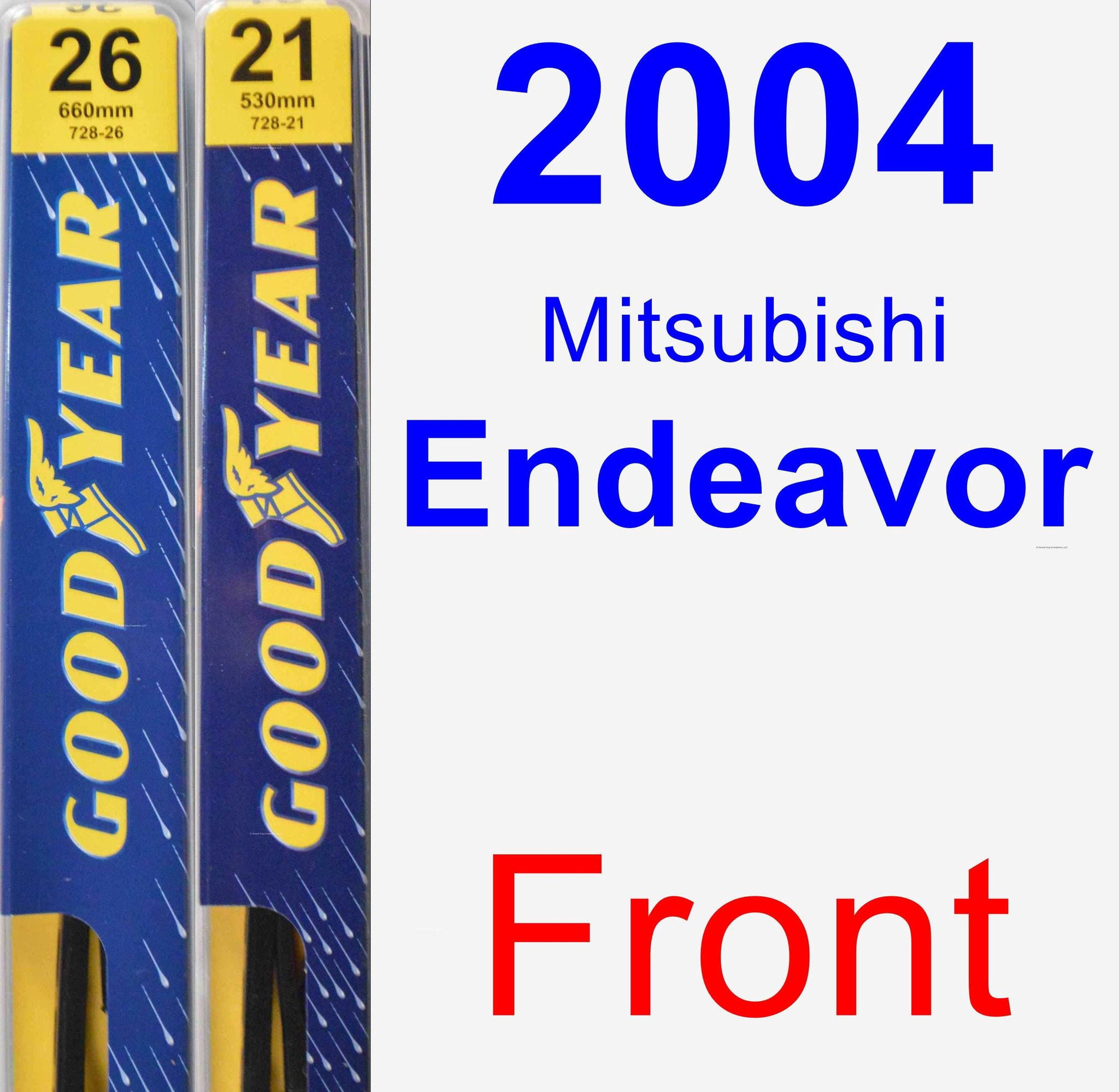 2004 Mitsubishi Endeavor Wiper Blade Set/Kit (Front) (2 Blades
