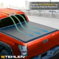 thumbnail image 6 of Stehlen 733469490456 Hidden Snap Tonneau Cover with Truck Bed LED Lights For Ram 1500 2009-2018 / Classic 2019-2022 / 2500 3500 2010-2018 6.4 Feet ( 76.8" ) Bed, 6 of 8