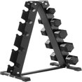 thumbnail image 2 of Iron Crush Hex Dumbbells - PVC Coated Weight Sets From 3LB To 50LB Pairs 2 of 13