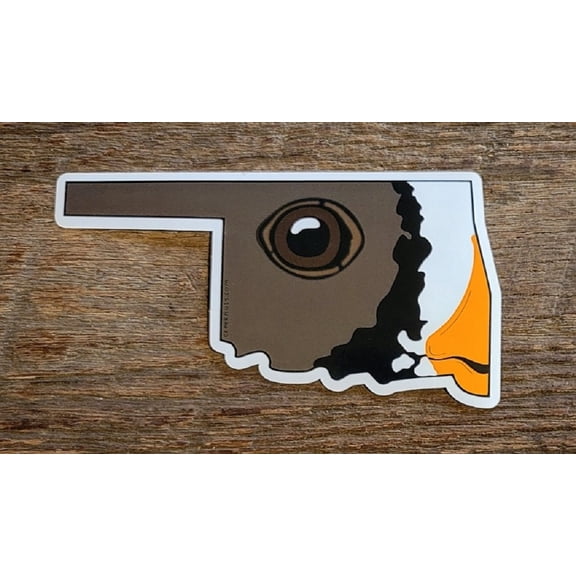 Oklahoma Specklebelly Goose Skin Sticker Decal