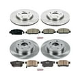 thumbnail image 3 of Power Stop Front and Rear Stock Replacement Brake Pad and Rotor Kit KOE6516, 3 of 8