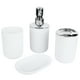 thumbnail image 4 of Suministro de baño, 4 piezas/juego de accesorios de kit de baño, botella de jabón líquido, utensilios de baño confiables y duraderos, 4 of 8