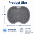 thumbnail image 4 of Upgraded Silicone Massage Bath Mat, 2026 Upgrade Shower Foot Scrubber Mat with Strong Suction Cups for Exfoliating Body Wash on Feet, Back & Multiple Areas, 4 of 7