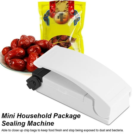 Crimp Heat Sealer HURRISE Mini Household Package Sealing Machine Snack Bags Plastic Bag Heat Sealer Kitchen Storage ()