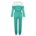 thumbnail image 4 of BLOCLOALO 2 Piece Lounge Set Pullover Crewneck Sweater Women's Outfit Crewneck Pullover Tops and Long Pants Sweatsuits with Sweatpants Long Sleeve Tops Drawstring Pants Comfy Lounge Set Mint Green Xxl, 4 of 5