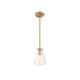 thumbnail image 4 of Trade Winds Lighting 1-Light Pendant Light In Natural Brass, 4 of 5