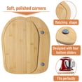 thumbnail image 3 of Bamboo Mixer Slider Compatible 4.5-5 Qt Tilt Head Stand Mixer, Appliance Sliding Mat for Kitchen Aid Artisan, Kitchen Countertop Storage Accessories Mixer Moving Tray Attachments, 3 of 7
