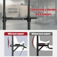 thumbnail image 5 of PROHIKER Power Tower Dip Station, Pull Up Bar Stand Power Rack with Backrest, Height Adjustable Strength Training Equipment for Fitness Home Workout, Black, 5 of 9
