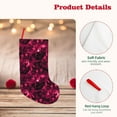 thumbnail image 4 of Lsque Burgundy Tie Dye Pattern 18 Inch Christmas Stockings, Festive Holiday Stocking for Christmas Decorations Holiday Decor, 4 of 8