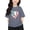 Light Gray, variant on Little Girls Baseball Graphic Tee Summer Casual Short Sleeve T-Shirt Top, Sizes 3-13