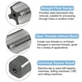 thumbnail image 3 of Uxcell Metric Thread Tap M18 x 1.5 Left Hand 160mm Extra Long Straight Flute Tapping Threading Tool, 3 of 5