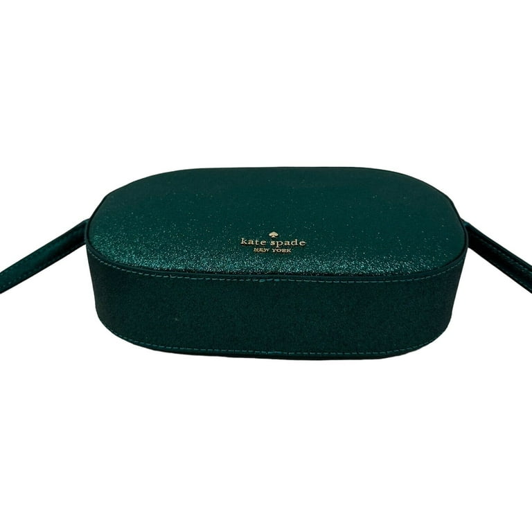 Kate Spade Glimmer Glitter Oval Camera Crossbody Bag KE459 $299