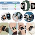 thumbnail image 3 of piezas de pulseras de repuesto compatibles con Xiaomi Mi Watch Lite/Redmi Watch Lite, pulseras de silicona (5 colores), 3 of 5