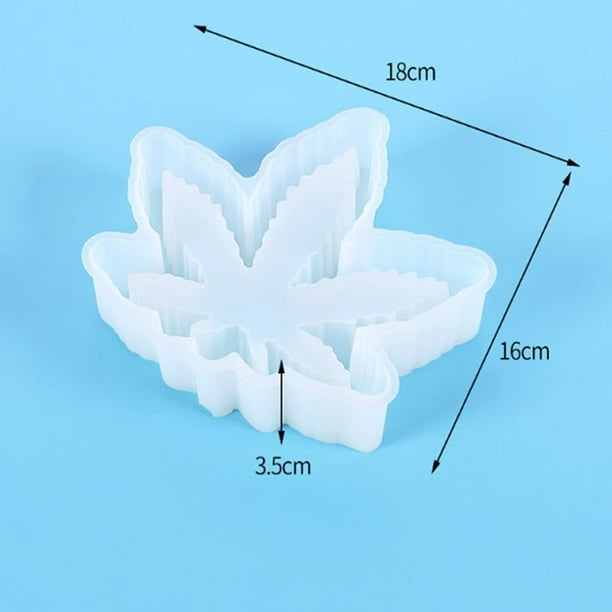 Ashtray Mold for Resin Weed Leaf Ashtray Molds for Epoxy Resin