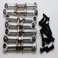 thumbnail image 1 of QualitChoice RCGOFOLLOW Aluminum Alloy Wheelbase Steering Link Rod Set Rc Steering Link Rod Set For 1/16 Rc Steering Link Rod Set HQ, 1 of 6