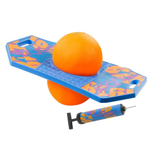 Flybar Pogo Trick Ball for Kids &acirc;?? Balance Bounce Board with Anti-Slip Deck &acirc;?? Pump Included - Indoor & Outdoor Toys for Boys