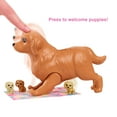 thumbnail image 5 of Barbie Doll & Newborn Pets Playset with Pregnant Mom Dog, Color-Change Puppies & Accessories, Blonde, 5 of 9