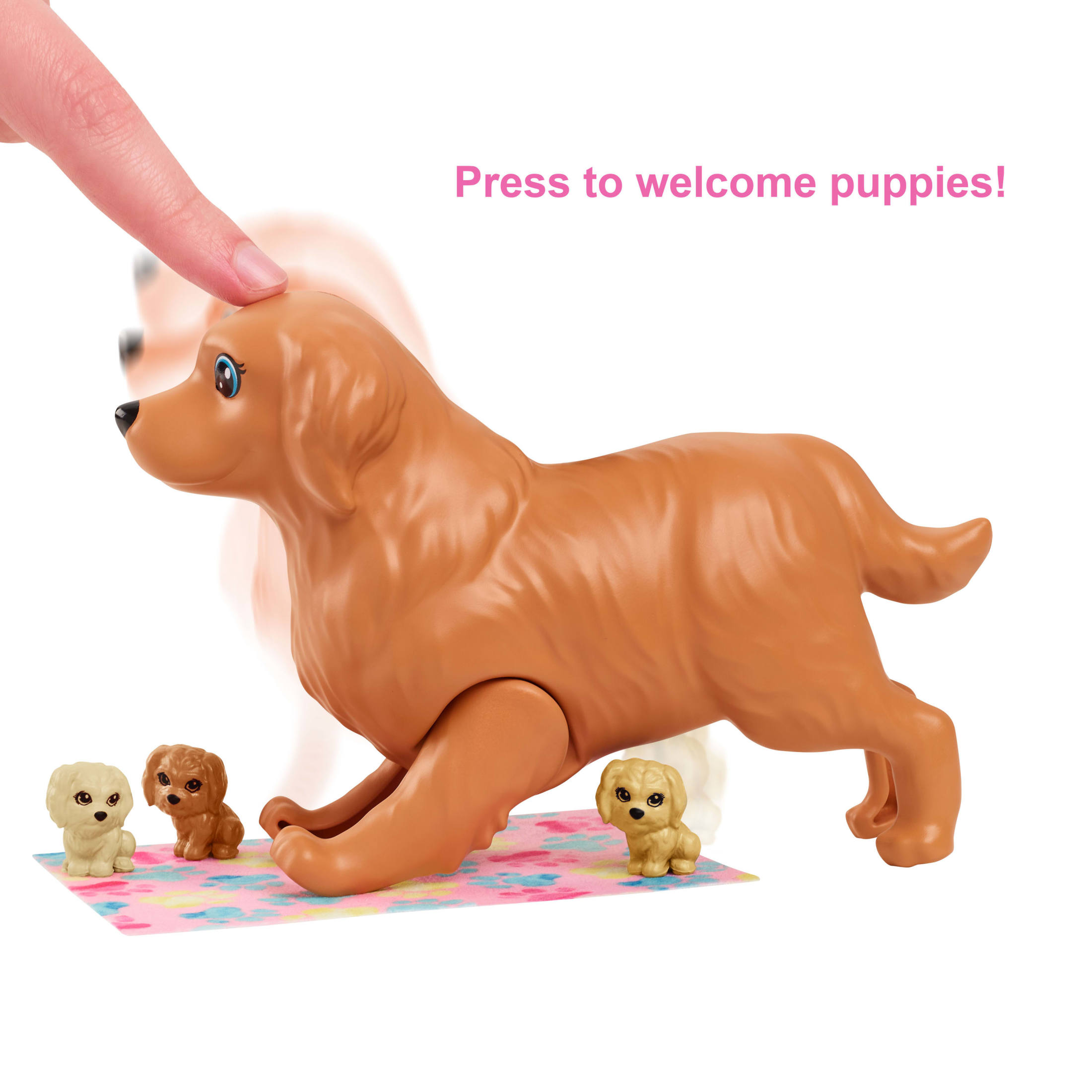 Barbie Newborn Pups Playset with Pregnant Mom Dog photo 3