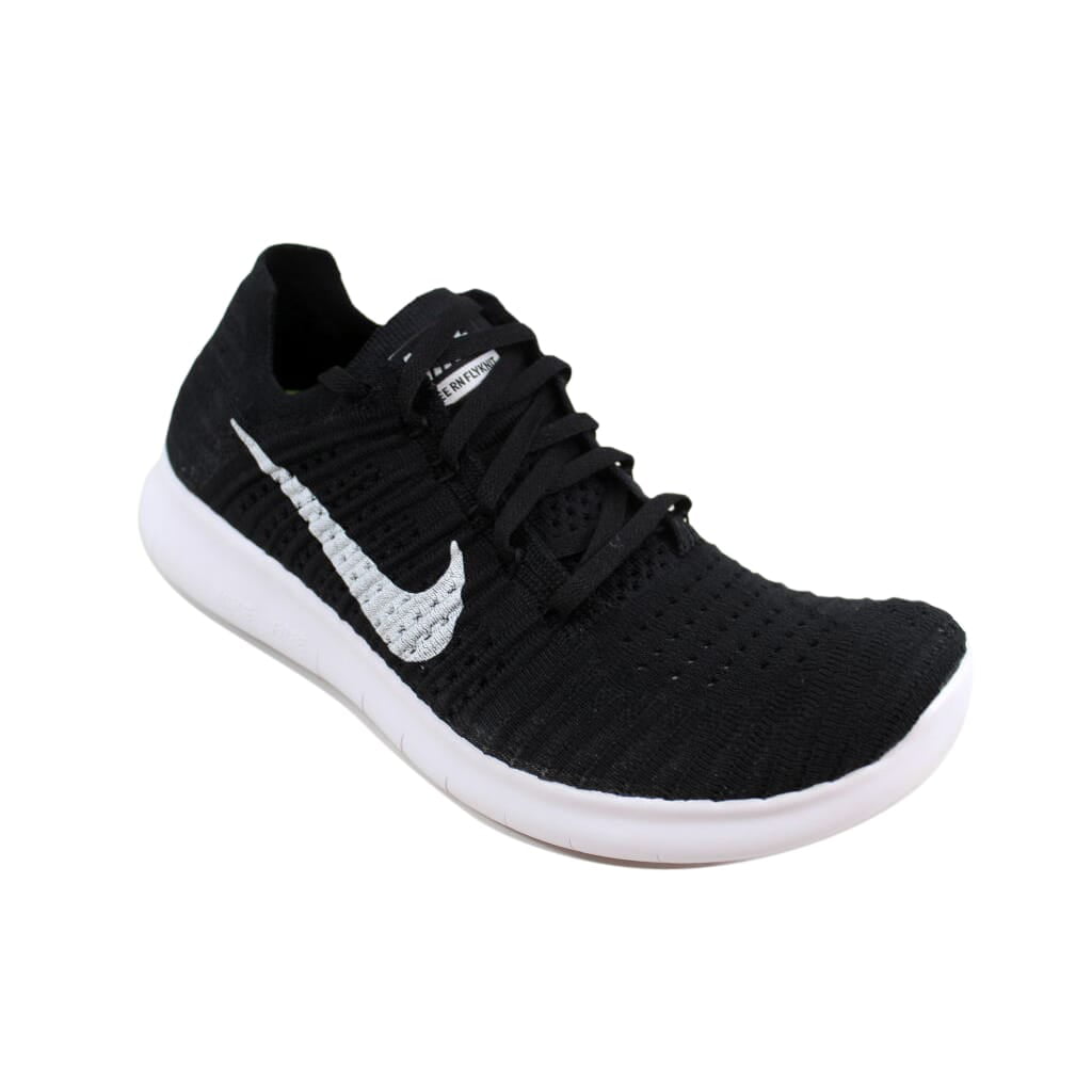 binding maler Ewell Nike Free RN Flyknit Black/White 831070-001 Women's Size 7 - Walmart.com