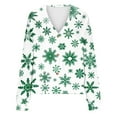 thumbnail image 5 of Chaqueta informal de manga larga sin capucha para mujer, cárdigan estampado a la moda, chaqueta informal de moda, camiseta de manga larga con cuello en V, chaqueta informal de manga larga con capucha,, 5 of 5