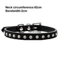 thumbnail image 2 of Apuakthei Collar para perros con remaches de cuero ancho y grueso. Adecuado para cuellos de 14" a 17", variedad media., 2 of 5
