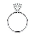 thumbnail image 2 of Bella Jewel 14K White Gold Plated Ring for Her - Round Cut Brilliant 1.9 Ct Diamond Ring For Women's - Wedding Ring - Solitaire Diamond Ring for Women's - Simple Stone Diamond Ring for Women's, 2 of 3