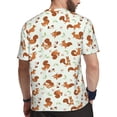 thumbnail image 2 of Wukai Squirrel Playing Print Men's Short-Sleeved Mesh T-Shirt,Quick-Dry Short Sleeve Workout T-Shirt-X-Small, 2 of 8