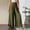 Army Green, variant on Palazzo Pants for Women Dressy Flowy Chiffon Double Layers Summer Boho Wide Leg Casual Lounge Pants Trouser Blue