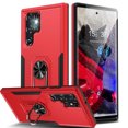 thumbnail image 1 of [PST] Samsung Galaxy S22 Ultra Case, Heavy Duty Magnetic Hard Armor Kickstand Case with Ring Holder, 1 of 4
