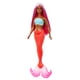 thumbnail image 4 of Barbie Mermaid Doll with Magenta Fantasy Hair & Headband Accessory, Curvy Body Type with Shell-Inspired Bodice & Tropical Red Tail, 4 of 5