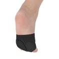 thumbnail image 2 of Paquete de 4 Tangas de Ballet Negras para Pies, Tanga de Ballet para el Abdomen del Antepié, Zapatos de Ballet Protectores para Gimnasia de Ballet del Vientre (Teñido de Negro/35-36), 2 of 5