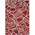 thumbnail image 2 of Garland Rugs Rhapsody Santa Fe Coral, Ivory 5' x 7' Floral Indoor Area Rug, 2 of 2